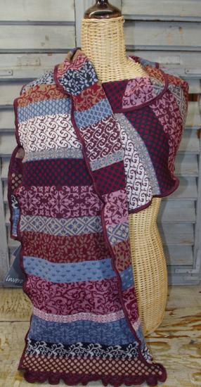 Invero Schal Stella Chateau, Merinowolle